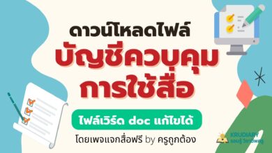 สื่อการสอน - Krudiary-รอบรู้ วิชาชีพครู