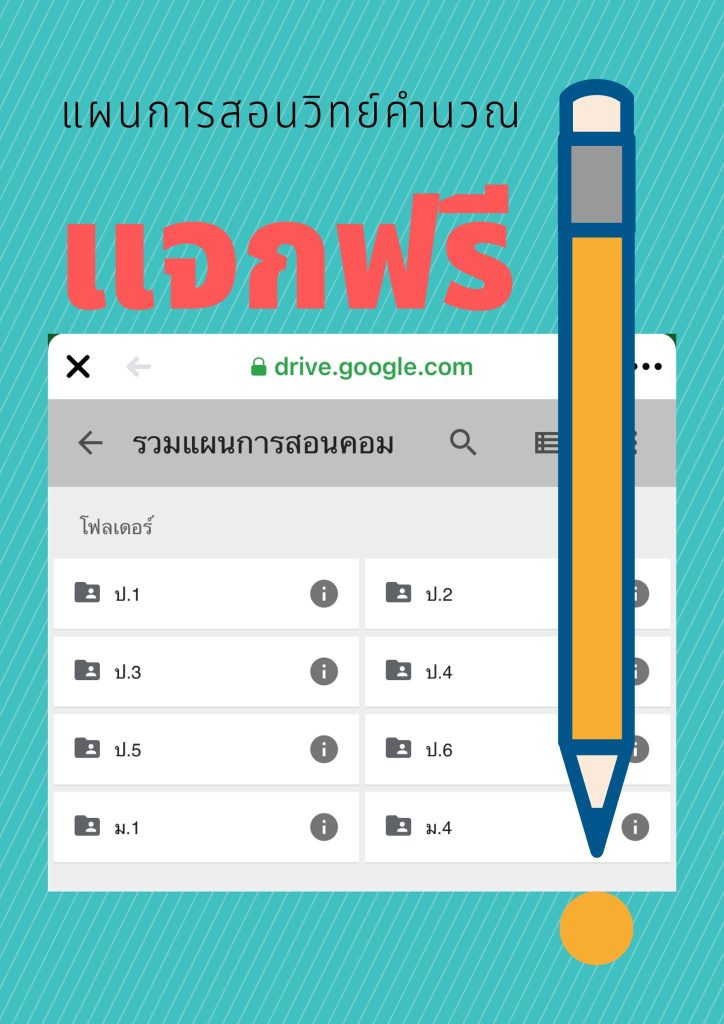 แจกไฟล์ แผนการจัดการเรียนรู้ วิชาเทคโนโลยี ม.1-ม.4 ไฟล์เวิร์ด doc แก้ไขได้